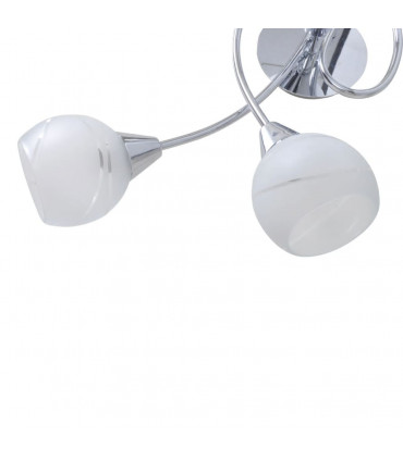 Ceiling Lamp with Glass Shades for 5 E14 Bulbs