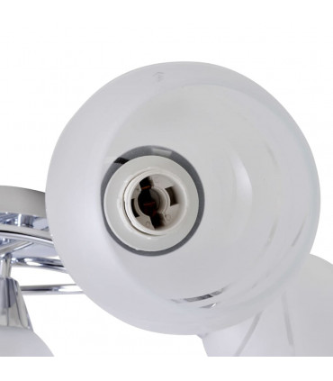 Ceiling Lamp with Glass Shades for 5 E14 Bulbs