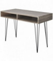 Desk with 2 Compartments Grey