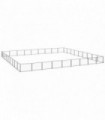 Dog Kennel Black 81 m² Steel