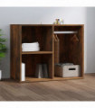 Dressing Cabinet Smoked Oak 80x40x65 cm Engineered Wood