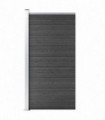 Fence Panel WPC 95x186 cm Black