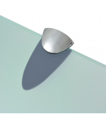 vidaXL Floating Shelves 2 pcs Glass 40x20 cm 8 mm