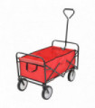 Folding Hand Trolley Steel Red