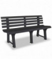 Garden Bench 145.5 cm Plastic Anthracite