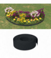 Garden Edgings 2 pcs Black 10 m 15 cm Polyethylene