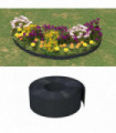 Garden Edgings 3 pcs Black 10 m 20 cm Polyethylene