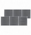 vidaXL Garden Fence WPC 1045x186 cm Grey