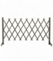 Garden Trellis Fence Grey 150x80 cm Solid Firwood