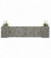 H-Shaped Gabion Planter Steel Wire 260x40x60 cm
