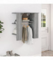 Hallway Cabinet Grey Sonoma 97.5x37x99 cm Engineered Wood