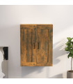 Hanging Wall Cabinet Smoked Oak 69.5x32.5x90 cm