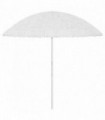 vidaXL Hawaii Beach Umbrella White 300 cm