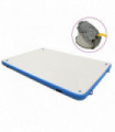 Inflatable Floating Deck Blue and White 300x200x15 cm