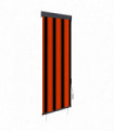 Outdoor Roller Blind 60x250 cm Orange and Brown