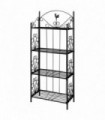 Plant Rack Square Black