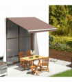 Replacement Fabric for Awning Brown 3x2.5 m