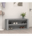 Shoe Rack Grey Sonoma 100x35x45 cm Engineered Wood