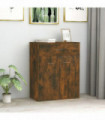 Sideboard Smoked Oak 60x30x75 cm Engineered Wood