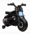 6V Kids Electric Motorbike w/ Training Wheels, for 3-5 Years - Black