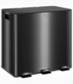 HOMCOM 3 x 15L Triple Kitchen Bin Pedal Bin for Recycling and Waste, Black