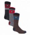3 Pack Heat Holders Mens Twist BUNDLE (6-11 / Black / Grey - Rockcliffe/Alston/Cartmel)