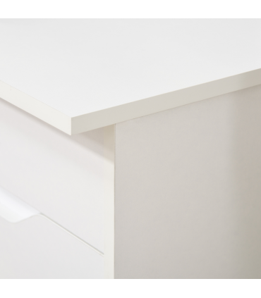 Computer ,Workstation White w/ Drawers Home Office