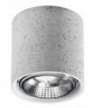 Ceiling Lamp CULLO Concrete Grey Round Shape Loft Design LED GU10