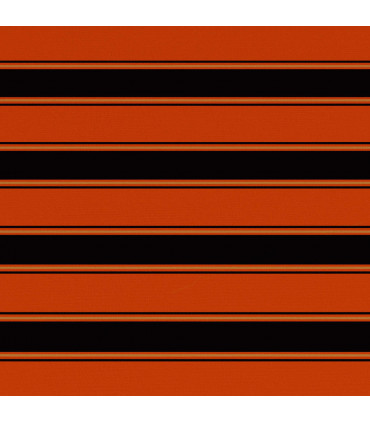 vidaXL Awning Top Sunshade Canvas Orange and Brown 350x250 cm