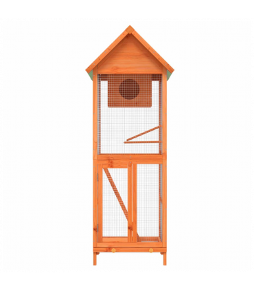 vidaXL Bird House Brown 60x58.5x160 cm Solid Wood Pine