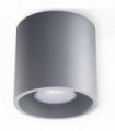 Ceiling Lamp ORBIS 1 Grey Round Shape Modern Loft Design LED GU10