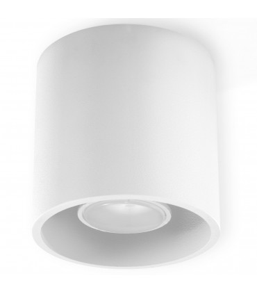 Ceiling Lamp ORBIS 1 White Round Shape Modern Loft Design LED GU10