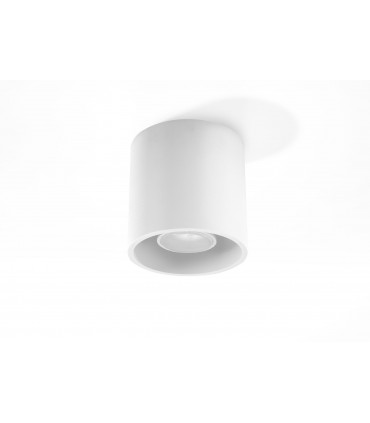 Ceiling Lamp ORBIS 1 White Round Shape Modern Loft Design LED GU10