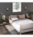 Wall-mounted Bedside Cabinets 2 pcs Brown Oak