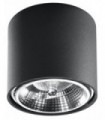 Ceiling Lamp TIUBE Black Round Shape Modern Loft Design GU10