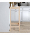 vidaXL Bar Table 50x50x110 cm Solid Wood Pine