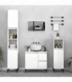 vidaXL Bathroom Cabinet White 30x30x100 cm Engineered Wood