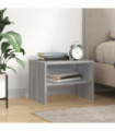 vidaXL Bedside Cabinet Grey Sonoma 40x30x30 cm Engineered Wood
