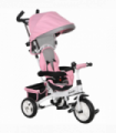 HOMCOM 6 in 1 Kids Trike, Stroller with Parent Handle, Pink