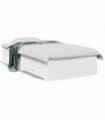 vidaXL Bed Frame with Drawers White 90x190 cm Single Engineered Wood