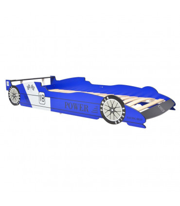 Children's Race Car Bed 90x200 cm Blue