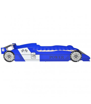 Children's Race Car Bed 90x200 cm Blue