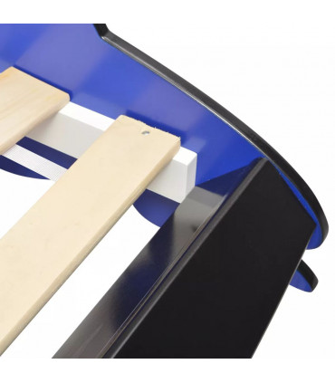 Children's Race Car Bed 90x200 cm Blue