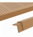 vidaXL 5 pcs Decking Angle Trims WPC 170 cm Teak Colour