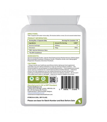 Garcinia Combogia  500mg 60 Capsules by Prowise Healthcare