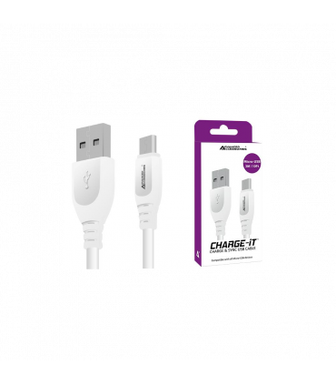 Advanced Accessories 3 Metre Micro to USB Cable- White