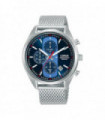 Lorus Men's Stainless Steel Mesh Bracelet Chronograph Watch RM353GX9