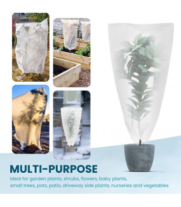 Anti-Freeze Frost Plant Cover 60 x 80cm 2 Pack