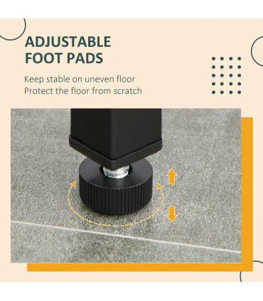 3PC Industrial Bar Height Dining Table Set With 2 Stools & Side Shelf,