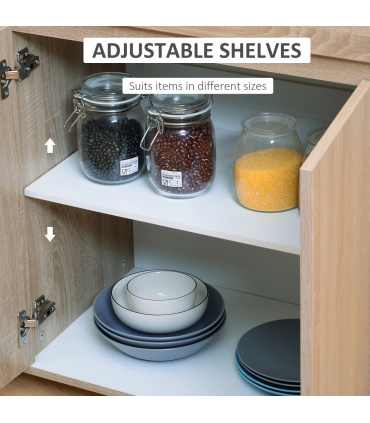 Kitchen Storage Trolley Cart Cupboard Rolling Island Shelves Cabinet Wheels